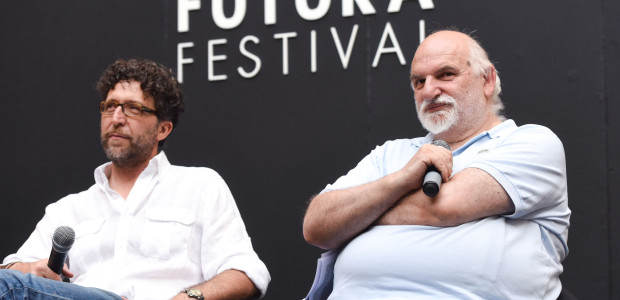 Troli nella presentazione di ieri, in attesa di Mainetti